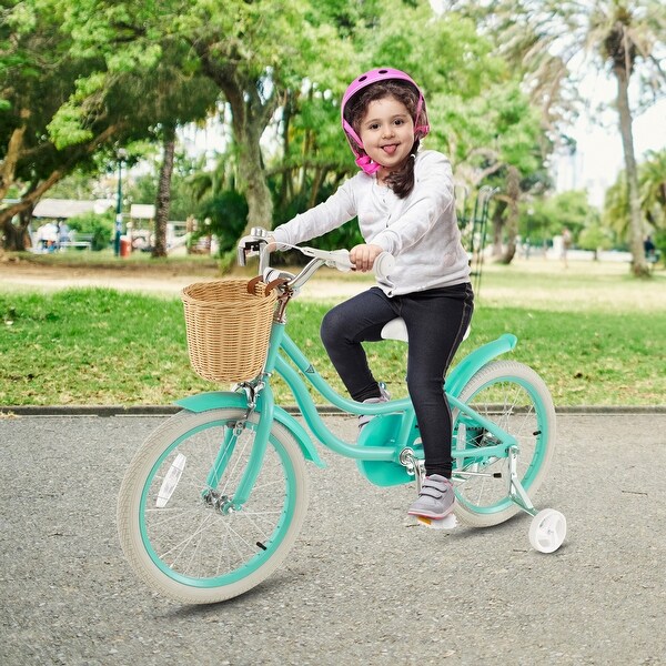 Gymax Retro Style Kids Bike Bicycle w Height Adjustable Handlebar On Sale Bed Bath Beyond 39904784