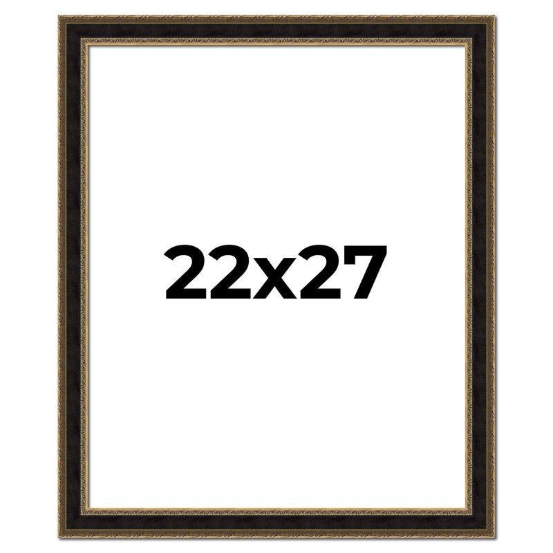 22x27 Frame Gold Antique Vintage Sold Wood Picture Frame | 1.75 Inch