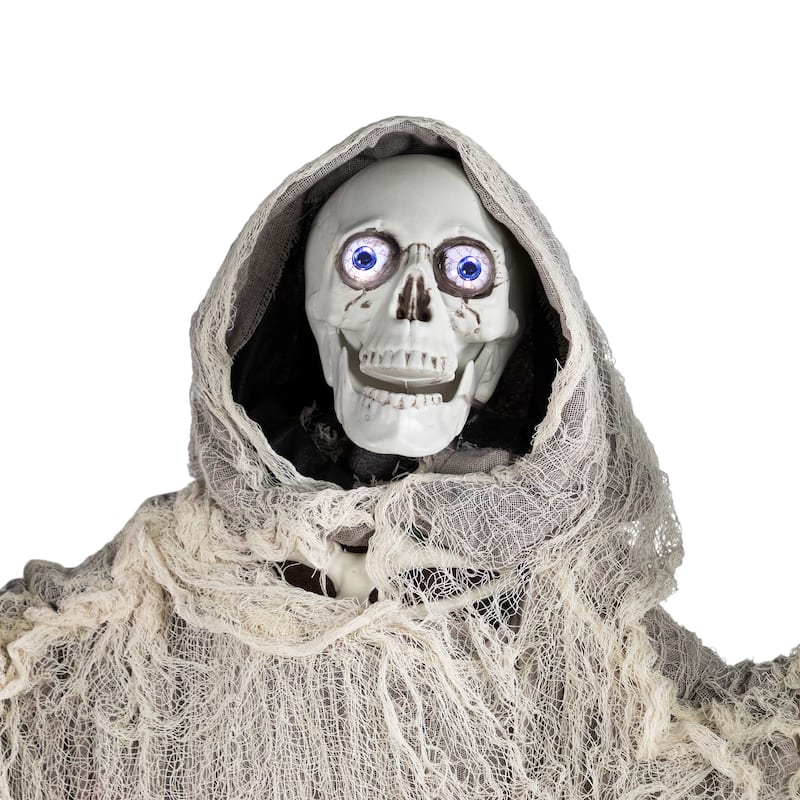 Lighted and Animated Master of Death Halloween Decoration - 65"