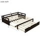 preview thumbnail 15 of 20, Merax Twin/King Expandable Sleeper Daybed with trundle