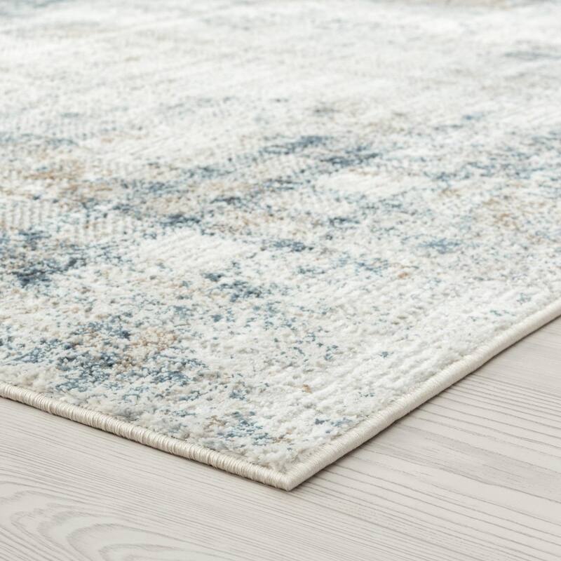 Luxe Weavers Distressed Plaid Area Rug, Farmhouse Carpet