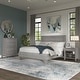 preview thumbnail 6 of 28, Somerset Full/Queen Size Headboard Bedroom Set by Bush Furniture Platinum Gray