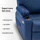 preview thumbnail 31 of 50, Mcombo Large Power Lift Recliner Leather Chair with Massage Heat