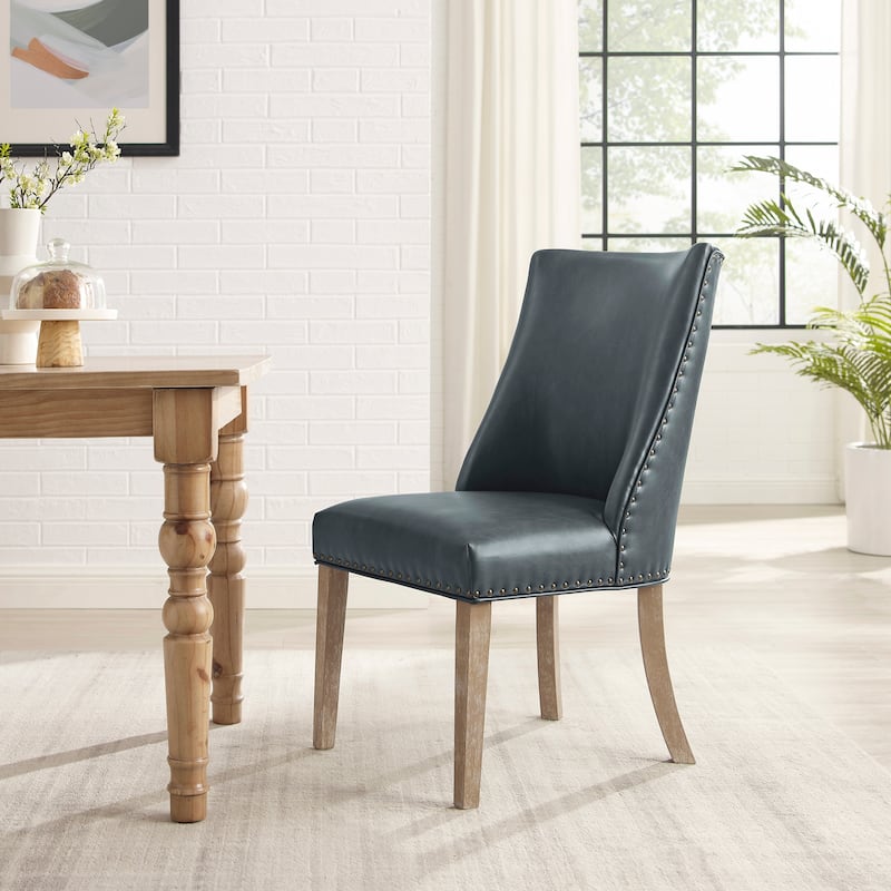 Allard Faux Leather Dining Chairs (Set of 2)