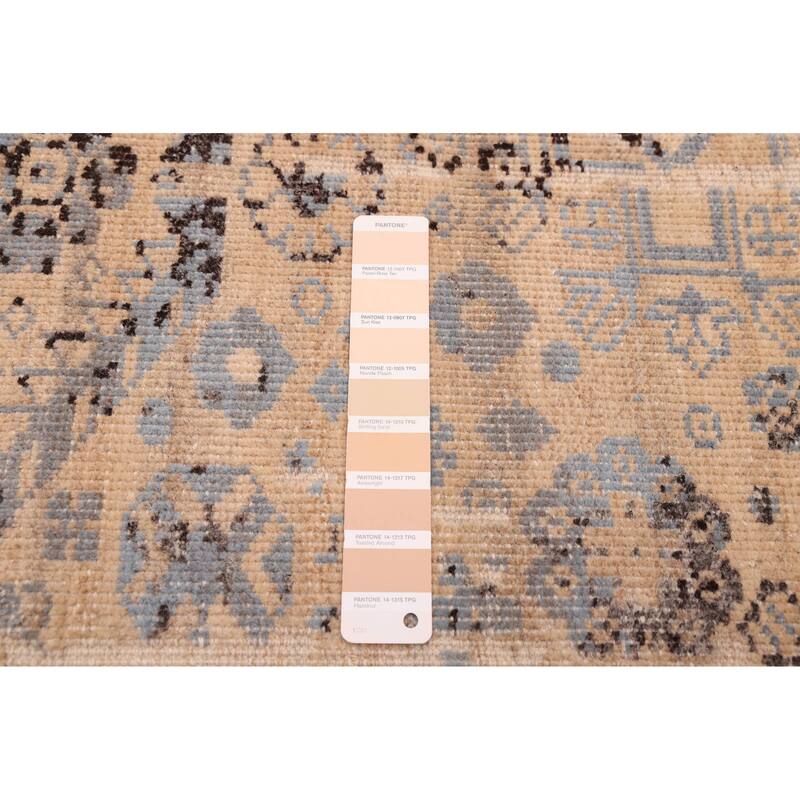 ECARPETGALLERY Hand-knotted Jules Serapi Beige Wool Rug - 8'2 x 9'9