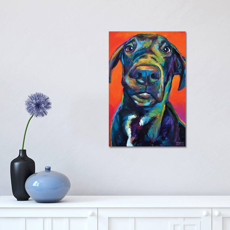 iCanvas "Great Dane I" by Robert Phelps Canvas Print - 18x12x1.5