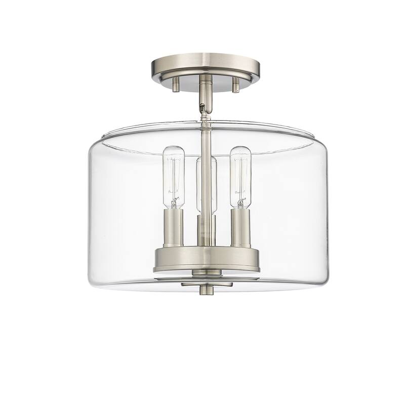 Millennium Lighting Asheville 3 Light Semi-Flush Ceiling Mount Fixture
