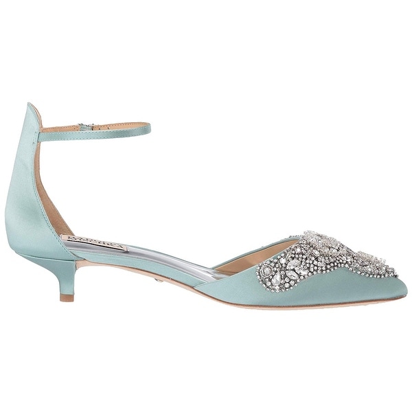 badgley mischka fiana ankle strap pump