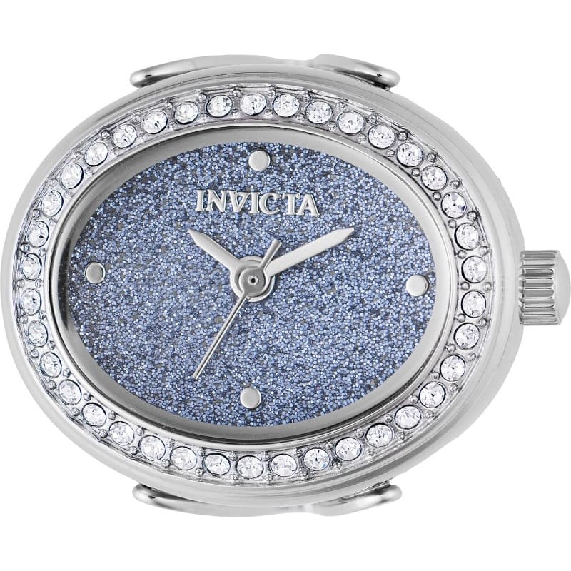 Invicta Women's 49596 Mini Quartz Blue Dial Ring Watch