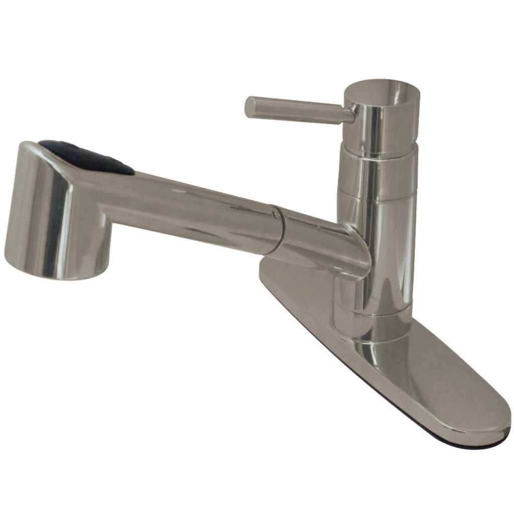 Kingston Brass 1.8 GPM Single Hole Pull Out Kitchen Faucet