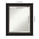 preview thumbnail 10 of 33, Beveled Bathroom Wall Mirror - Trio Oil Rubbed Bronze Frame - Trio Oil Rubbed Bronze Outer Size: 21 x 25 in