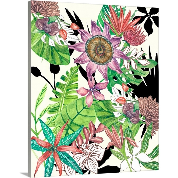 "Botanic Abundance I" Canvas Wall Art