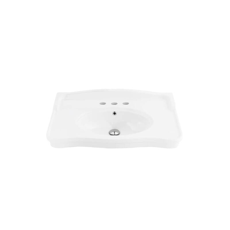 WS Bath Collections Antique AN 080.03 Antique 31-1/2" Rectangular - Glossy White