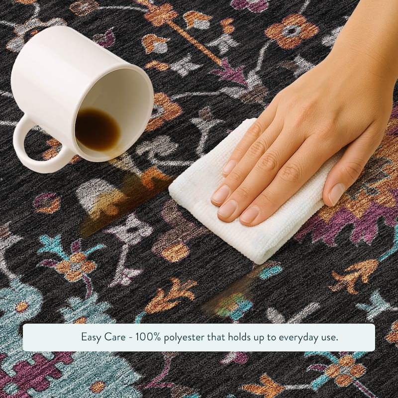 Machine Washable Indoor/ Outdoor Global Dillon Chantille Rug