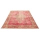 preview thumbnail 3 of 7, ECARPETGALLERY Hand-knotted Antalya Vintage Dark Pink Wool Rug - 9'0 x 11'6