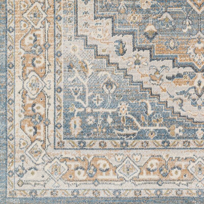 Livabliss Lillian Machine Washable Global Medallion Area Rug