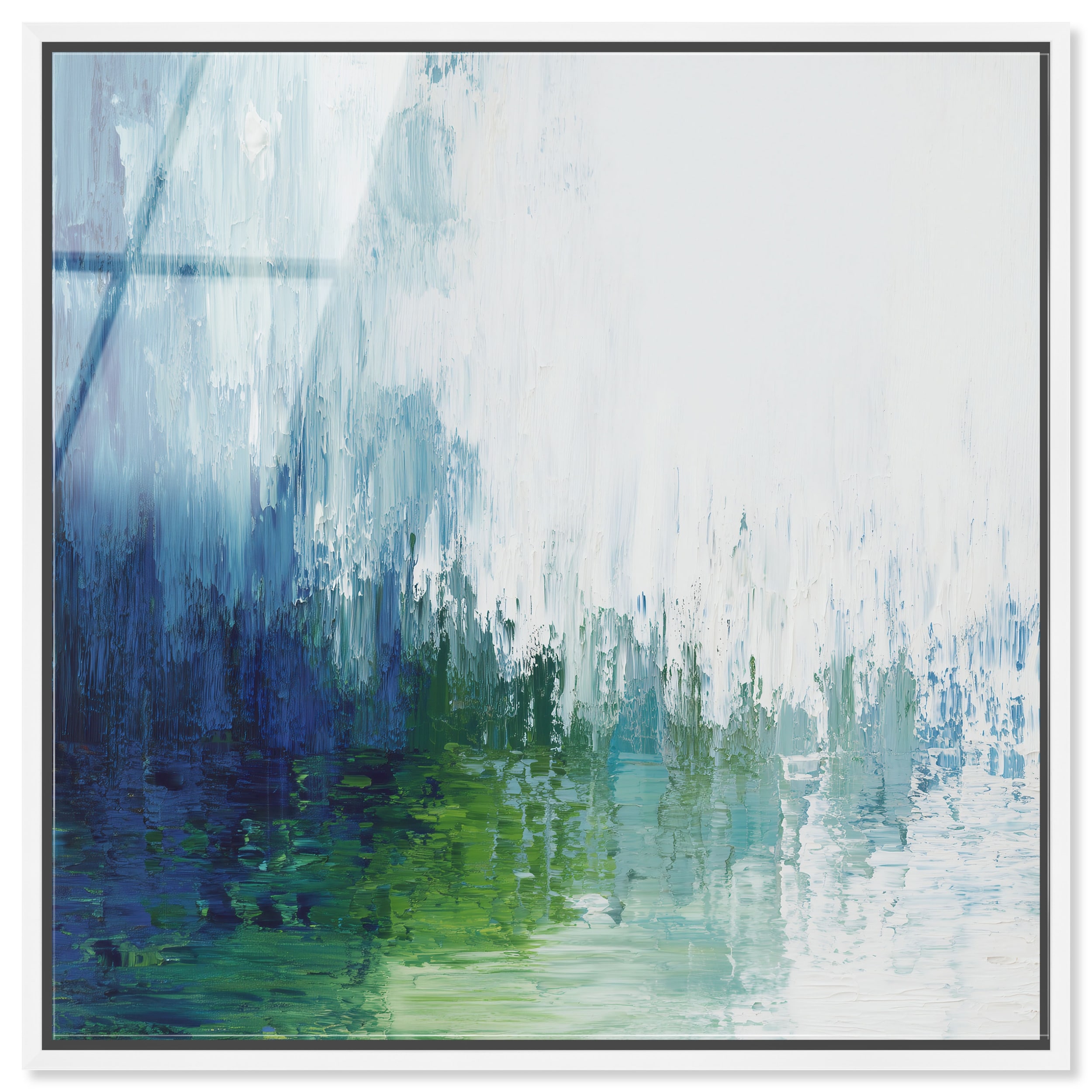 Glacial Thaw II Blue Wall Decor Acrylic Print by Art Remedy