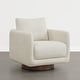preview thumbnail 9 of 67, Spruce & Spring Rebecca Swivel Accent Chair Armchair with Back Cushion