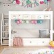 preview thumbnail 20 of 34, Wood Convertible Full Size Bunk Bed with Storage & Bedside Table