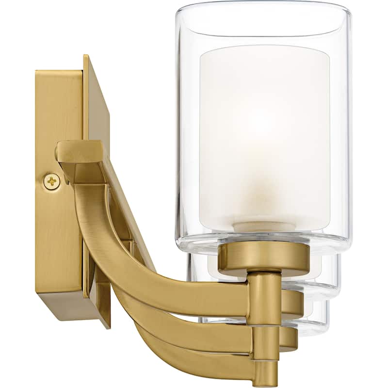 Kolt 3-Light Brushed Gold Bath Light