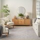 preview thumbnail 10 of 22, Nourison Washables Indoor Grey Abstract Area Rug