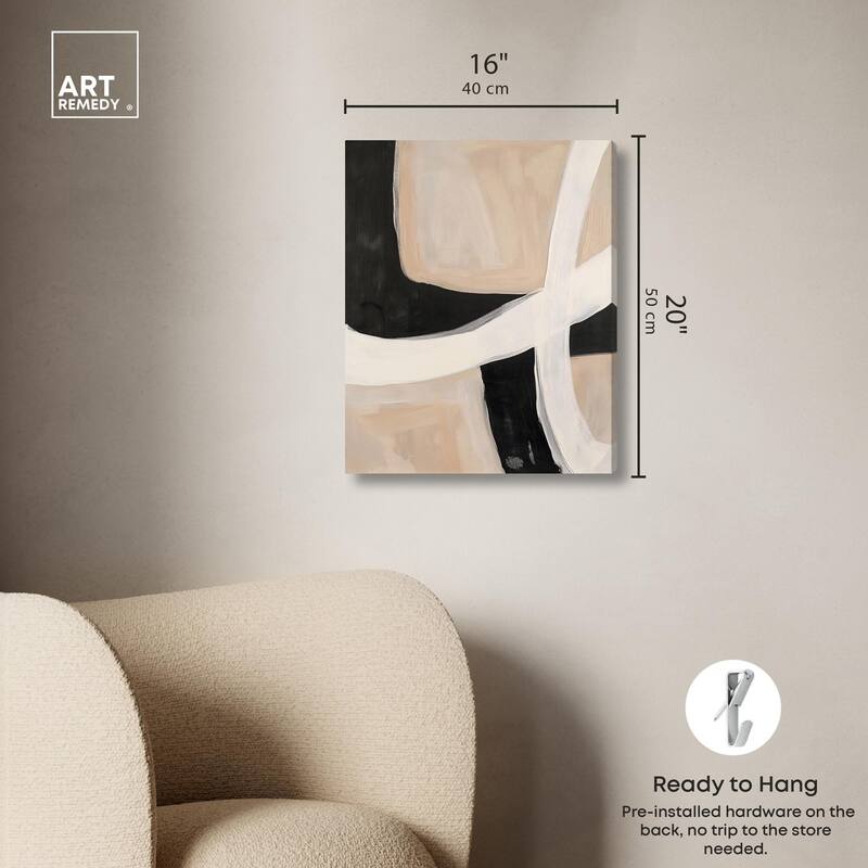 Subline Strokes I Canvas by Art Remedy, Gallery Wrapped