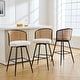 preview thumbnail 15 of 15, 26"/29" Upholstered Swivel Bar Stool /Counter Stools Set of 2/3/4