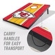 preview thumbnail 3 of 5, Kansas City Chiefs NFL Compact 2x3 Tailgate Cornhole Board Set