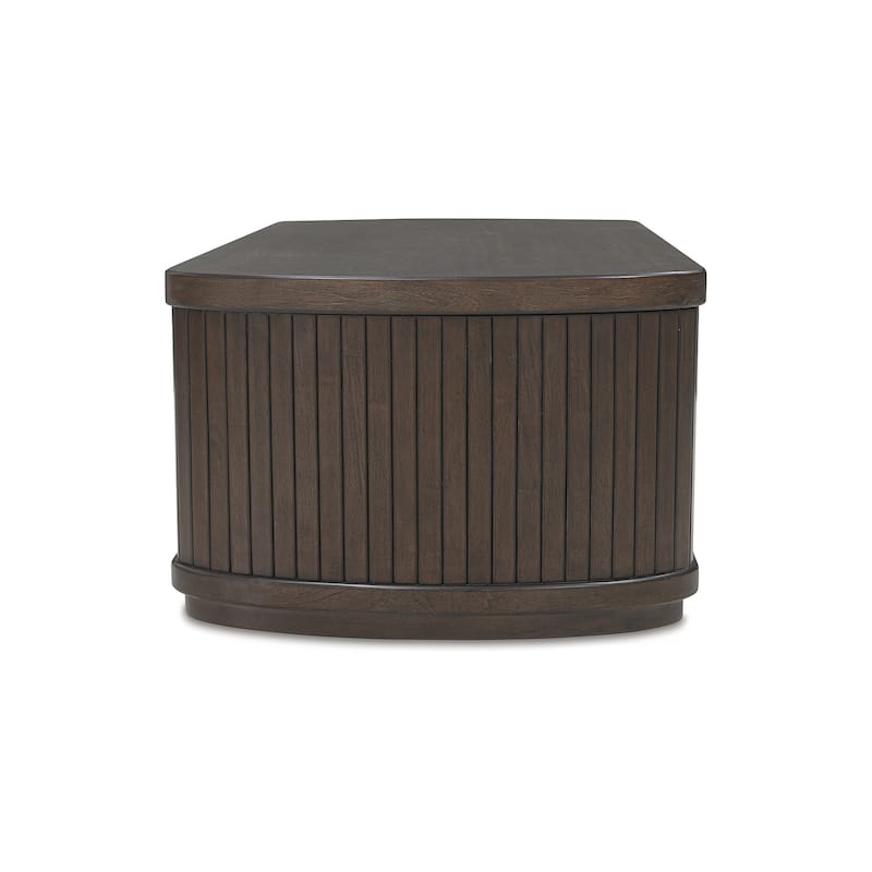 Signature Design by Ashley Korestone Dark Brown Lift Top Cocktail Table - 56" W x 27.5" D x 19.25" H