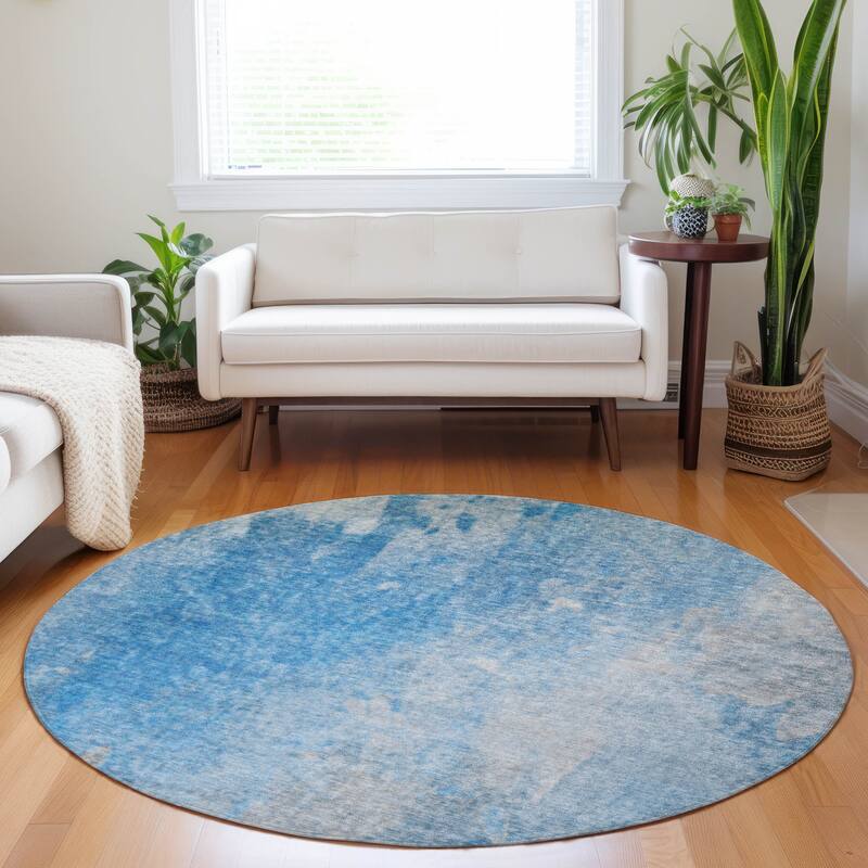 Alto Contemporary Abstract Weather Resistant Timeless Fusion Outdoor Rug
