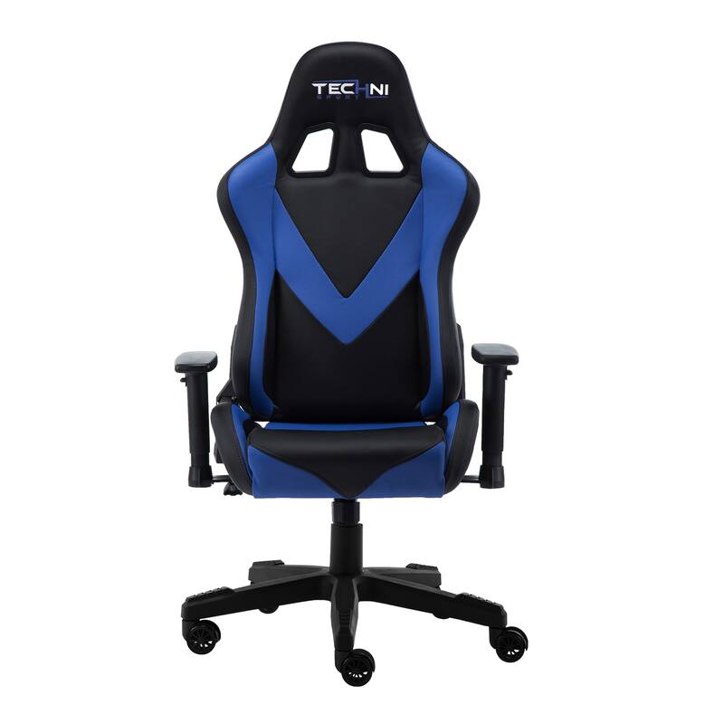 Sport Office-PC Gaming Chair with 150-Degree Recline, Adjustable Seat & 2D Armrests, Durable Nylon Base