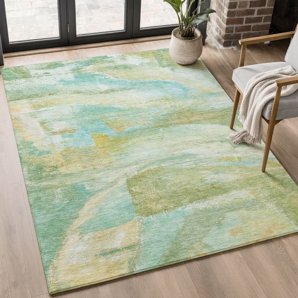 Premium Washable Super Soft Abstract Chic Mayfield Rug