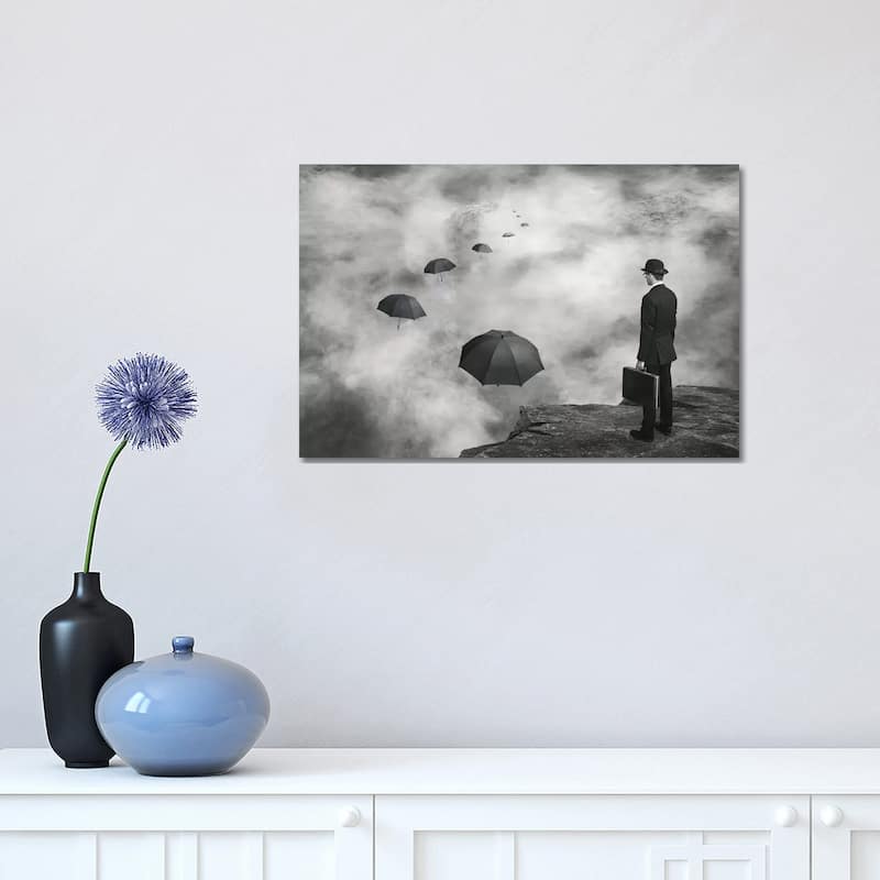 iCanvas "The Road Less Traveled" by Alain Villeneuve Canvas Print - 12x18x1.5