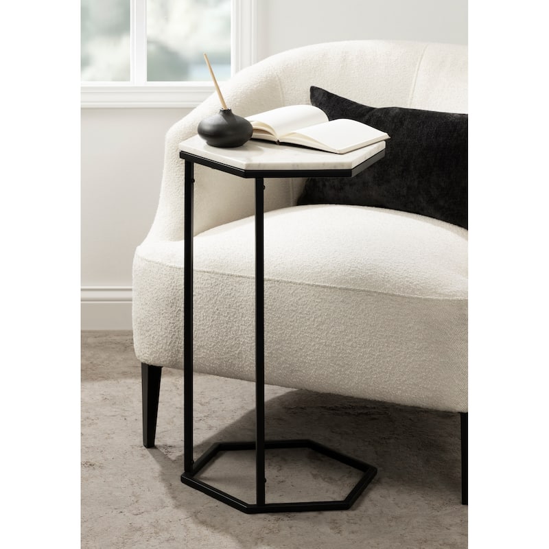 Kate and Laurel Trillion Metal Accent Table