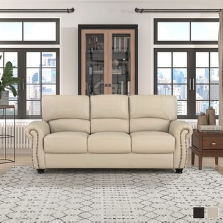 Ionia Leather Match Living Room Sofa Bed Bath Beyond 37316526