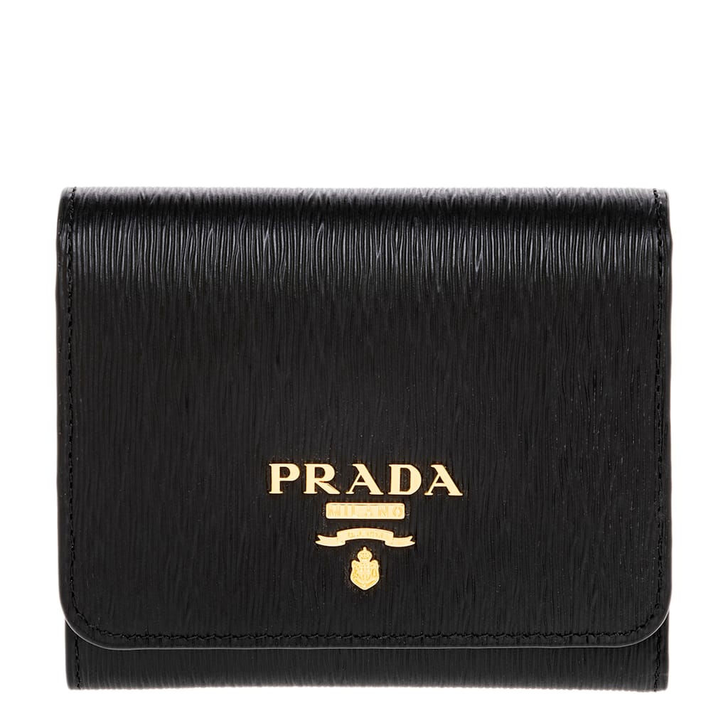 Prada Saffiano Leather Trifold Wallet