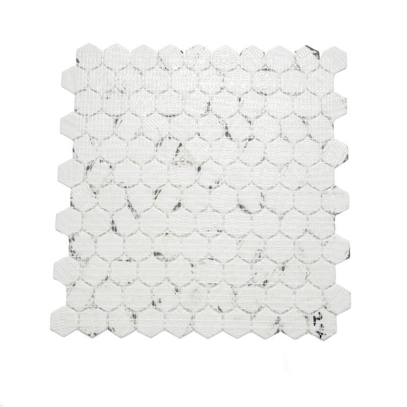Eterna Hex 1x1 Glass Hexagon Mosaic Tile - Floor, Wall & Backsplash