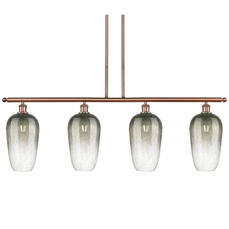 Innovations Lighting 516-4I-16-48 Brookhaven Flute Linear Brookhaven - Antique Copper / Slate