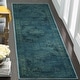 preview thumbnail 40 of 57, SAFAVIEH Vintage Ritienne Oriental Distressed Viscose Rug 2'2" x 8' Runner - Blue/Multi - Runner