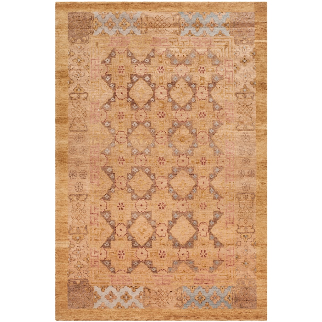 SAFAVIEH Couture Hand-knotted Kordelia Arjola Traditional Oriental Wool Rug