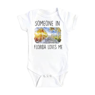 Florida Scene 2 - Baby Boy Girl Clothes Infant Bodysuit Funny Cute Newborn