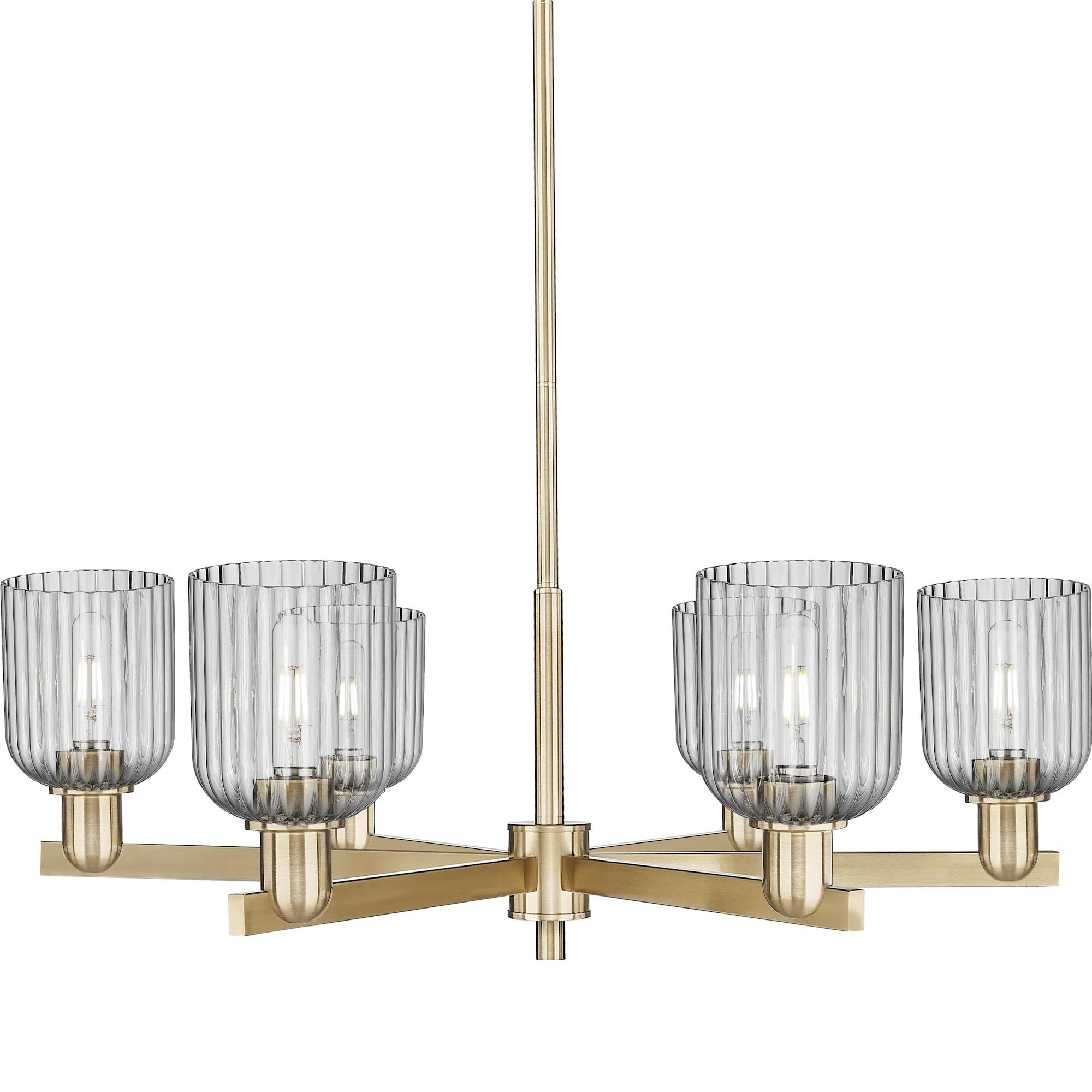 Innovations Lighting 716-6CR-11-35 Bridal Veil Chandelier Bridal Veil