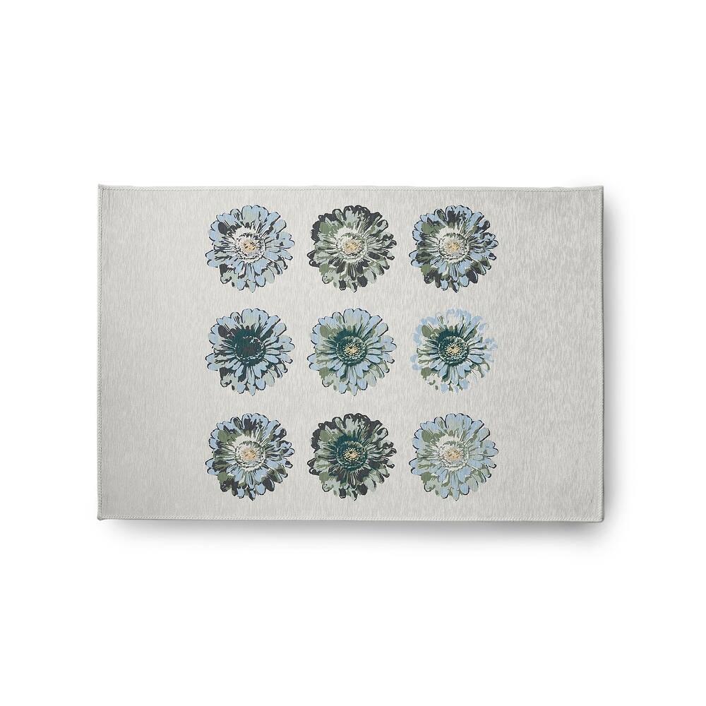 Gypsy Floral Spring Chenille Indoor/Outdoor Rug