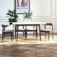 preview thumbnail 6 of 4, Zolan Modern Solid Wood Dining Table and Chair Set 5 Piece Dining Room Furniture Set