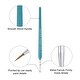 preview thumbnail 4 of 4, Detailing Paint Brush 0.33" Bristle Length with Blue Wood Handle 2Pcs