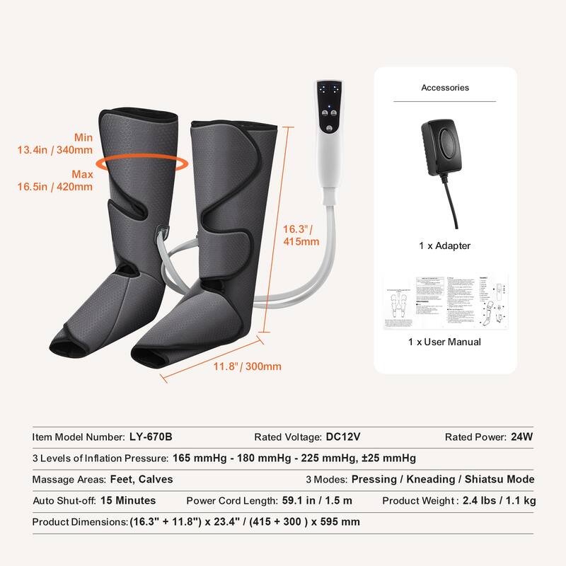 Air Compression Leg Massager