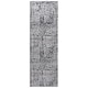 preview thumbnail 10 of 14, SAFAVIEH Whisper Fulga Modern Abstract Rug 2'6" x 8' Runner - Grey/Dark Grey - Runner