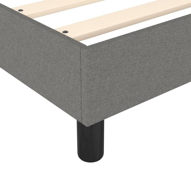 vidaXL Bed Frame Box Spring Platform Bed Base Frame Mattress Foundation Fabric