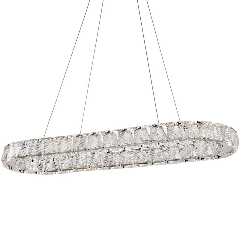 Nuvo Lighting 62/2443 Asher 36" Wide Suspension Linear LED Pendant - Polished Nickel