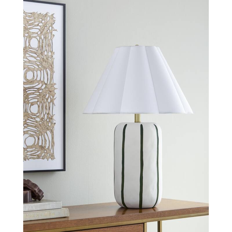 Livabliss Kinki Traditional Accent Table Lamp - 25"H x 18"W x 18"D